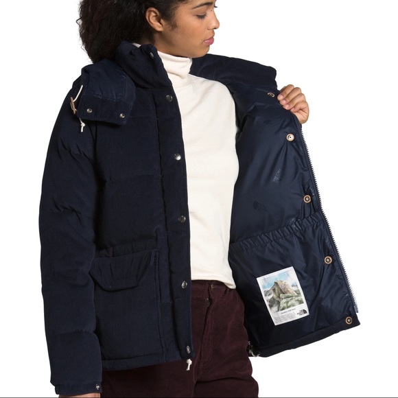 WOMENS DOWN CORDUROY PUFFER - Picture 5 of 9